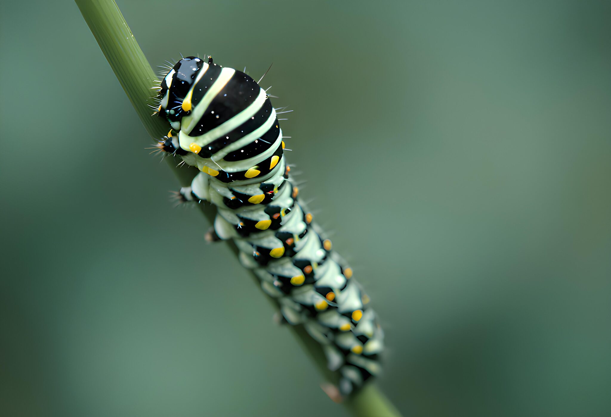 Modern Nature Art: Creating 4K Black Swallowtail Macro Photography via ...