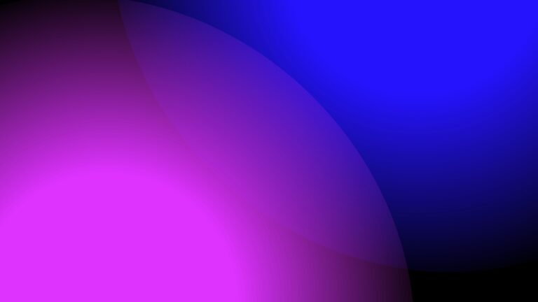 Smooth neon pink and blue abstract gradient arc aesthetic 4K ultra HD mobile wallpaper